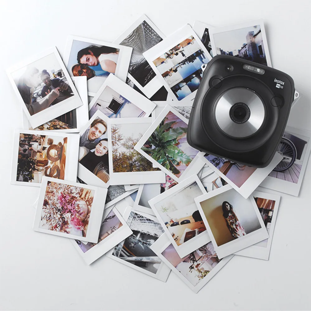 Квадратная фотобумага Fujifilm Instax 10 100 листов для Fuji Square SQ6 SQ10 SQ20 SP 3 принтер