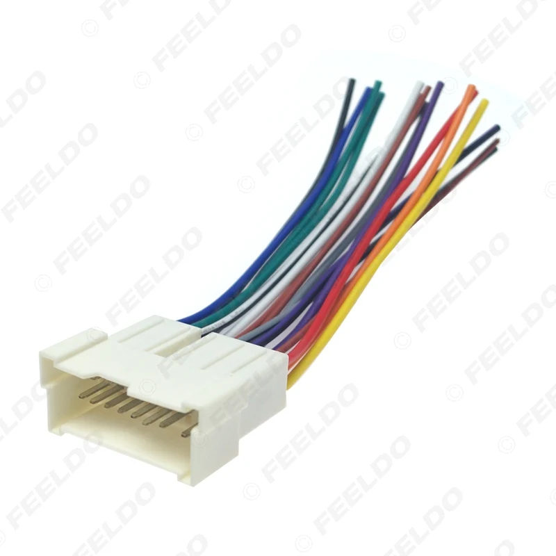 FEELDO 1 шт. автомобильный OEM аудио стерео проводка адаптер для Hyundai/KIA(01 ~ 05) установка