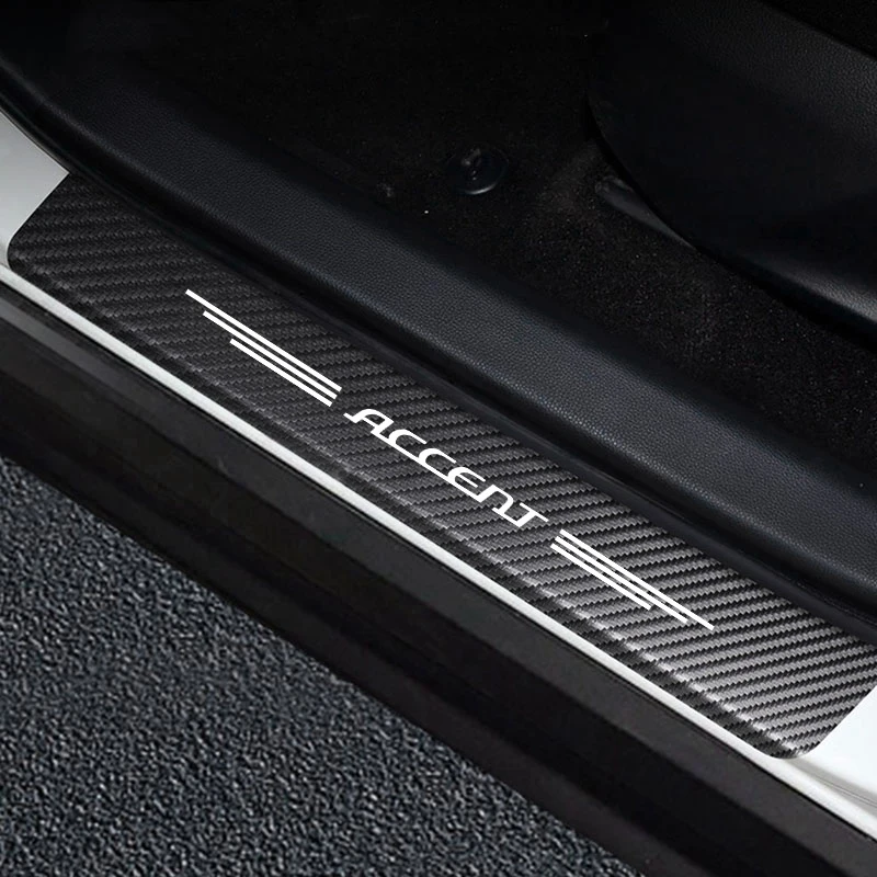 Наклейки на дверные пороги автомобиля для Hyundai Accent | Автомобили и мотоциклы