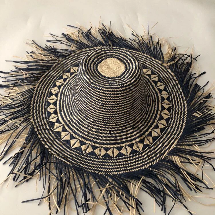 ZJBECHAHMU повседневные однотонные винтажные соломенные шляпы для женщин летние