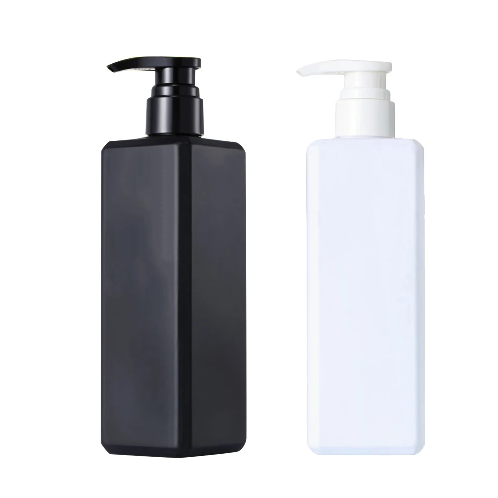 

1pc Liquid Soap Bottle Shampoo Bottle Lotion Pump Bottle Shower Gel Holder Empty Container 500ml Liquid Soap Dispenser Black
