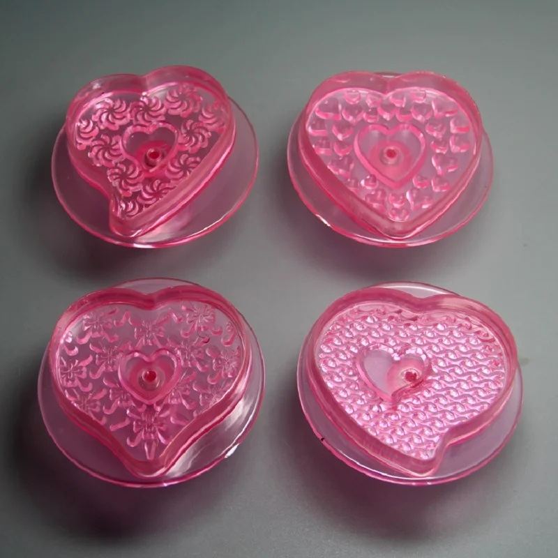 

(6set/Lot)Free Shipping FDA High Quality Plastic 4pcs Different Patterns Shaped Cake Plunger Cutters Fondant Molds Set