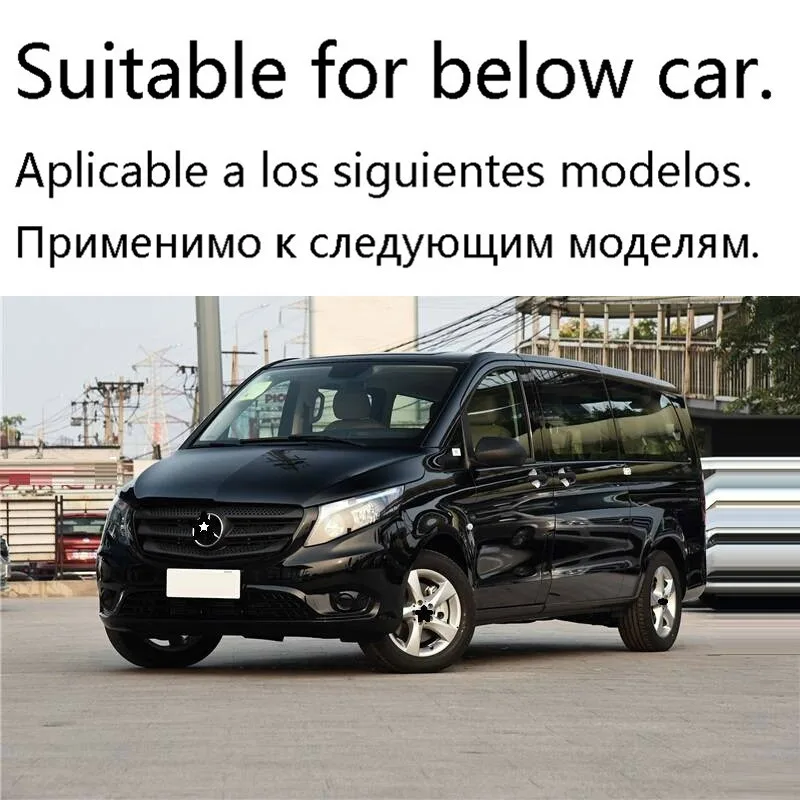 Указатель поворота, дневные ходовые автомобильные фары, светодиодные фары Drl для автомобиля, задние фары 17 18 для Mercedes Benz Vito