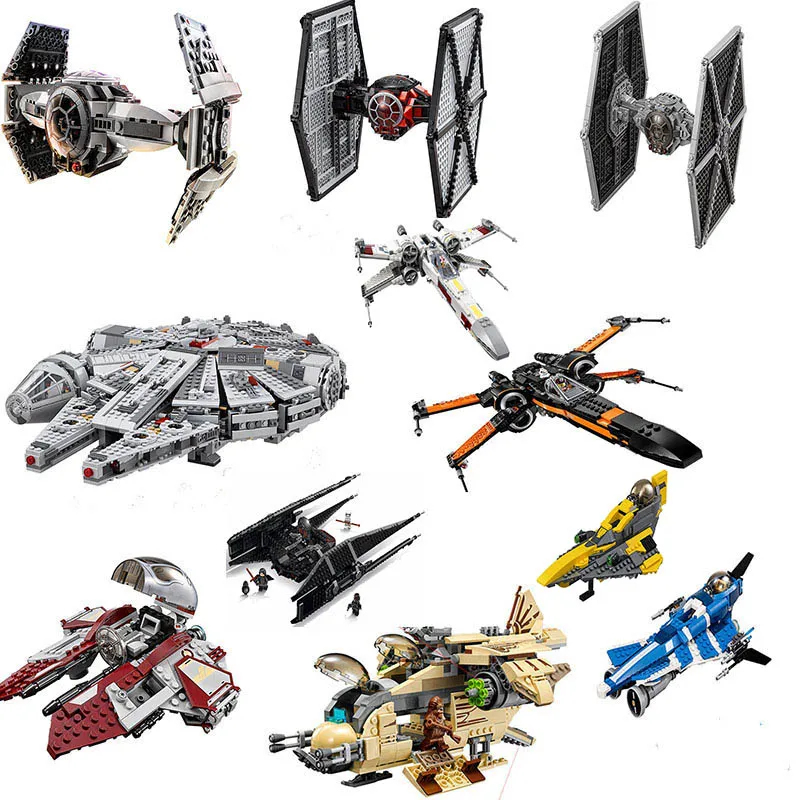 Звездные войны серии 05145 05004 X-Wing Starfighterd 05147 имперский десантный корабль строительные блоки кирпичи подарок для детей Совместимость