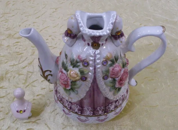 Новинка 2018 красивое платье Nobility кофейник керамические аксессуары для свадебной