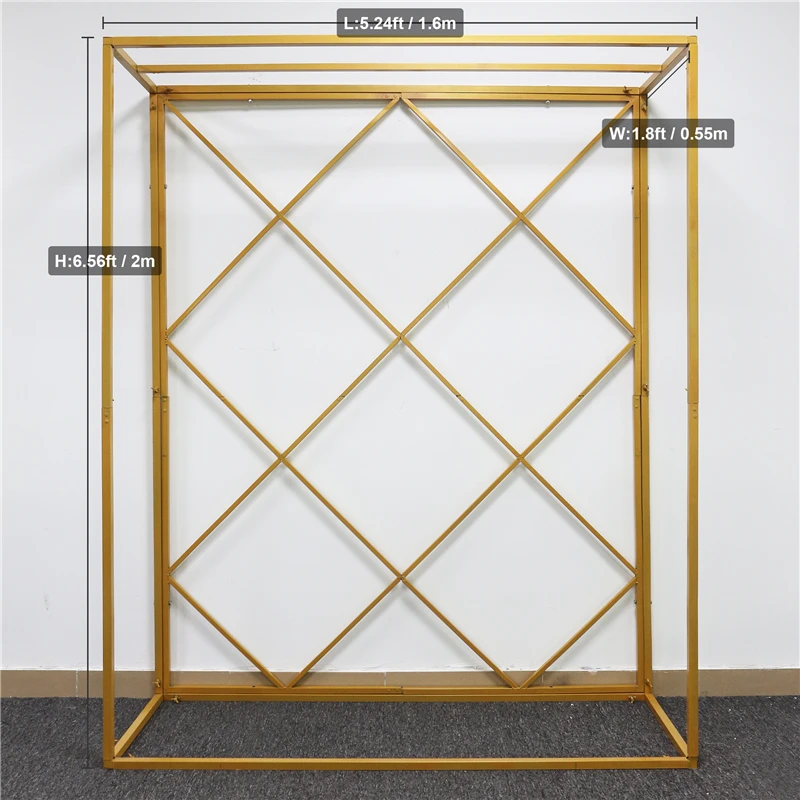 Свадебная АРКА Cuboid Grid Stand ряд цветов Frame Backdrop для вечерние ринки фестиваля свадьбы