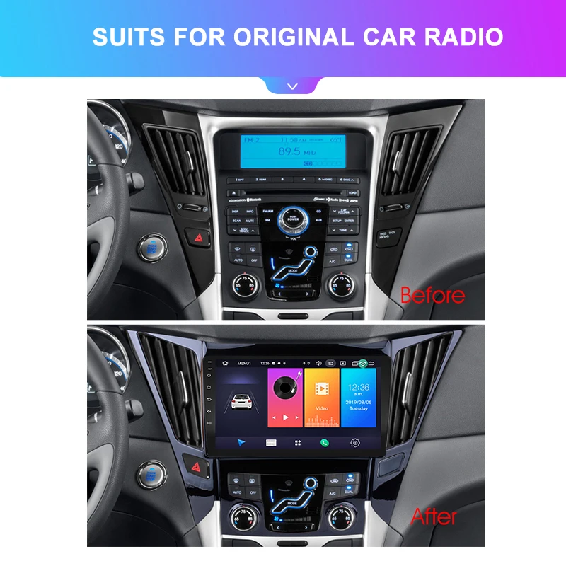 9 &quotandroid 10 0 RAM 2G Автомобильный gps dvd плеер для HYUNDAI Sonata i40 i45 2011 2015 автомобильный