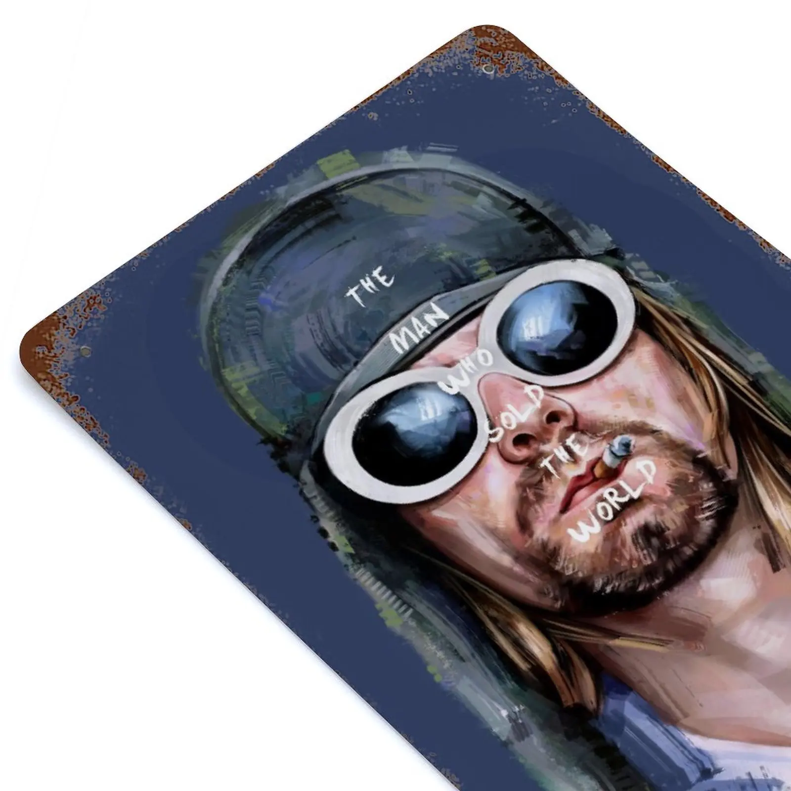 

The Man Who Sold The World Printed Retro Metal Poster Decor Home Wall Decoration Tin Sign Plaque