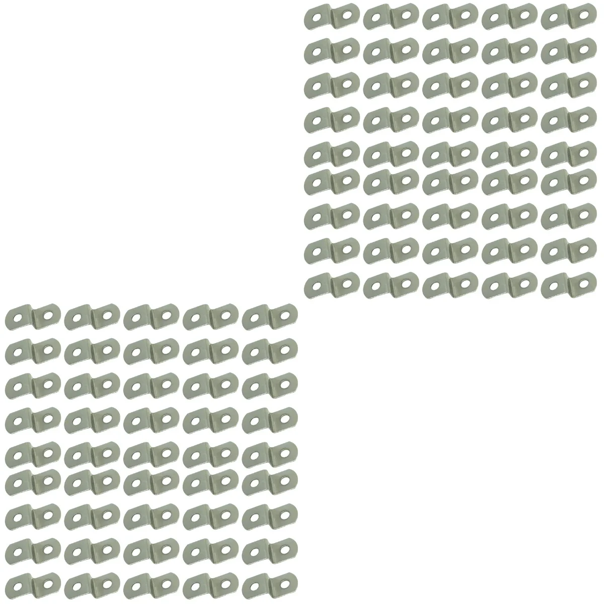 

240 pcs Z Fixed Clips Photo Frame Back Connectors for Mirror and Cabinet
