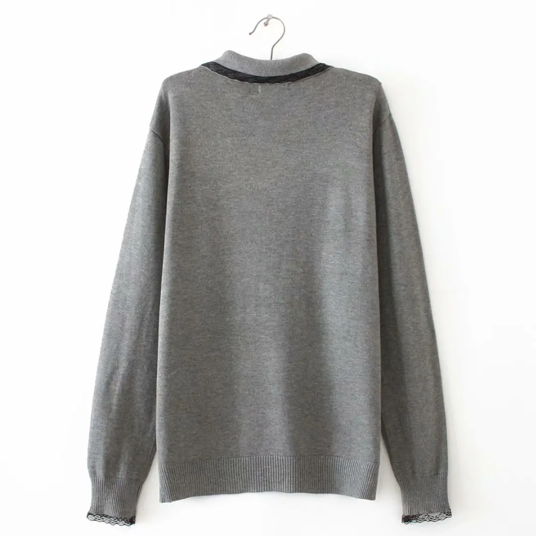 Повседневные женские свитера размера плюс Осень-зима 2019 Модные свободные