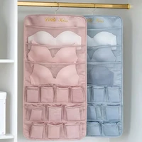 closet underwear organizer double sided reticulate hanging storage bag organisateur sous vetement bra socks ondergoed organizer