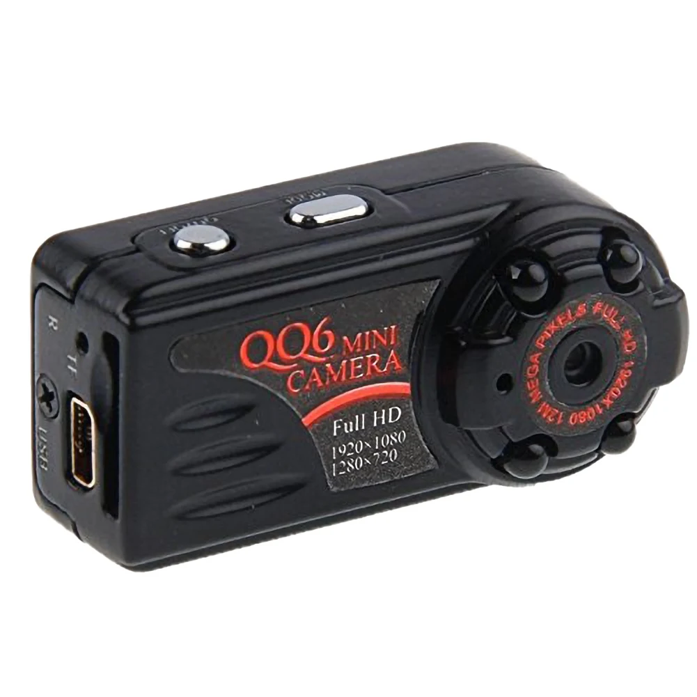 1080P Мини камера QQ6 ИК Ночное Видение датчик движения видео Full HD DV DVR видеокамеры