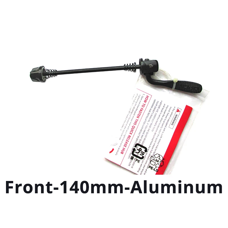 Front-140mm-aluminum Быстрый выпуск 140 мм 175 мм передний и задний мост шампур велосипед шампур Аксессуары для велосипеда - Цвет: Front-140mm-aluminum
