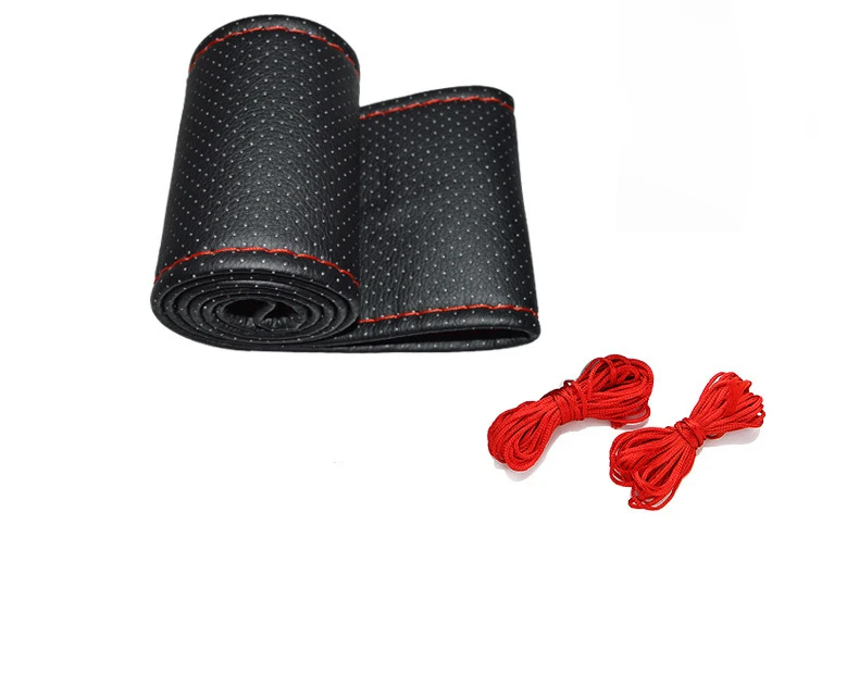 Мягкая искусственная кожа 38 см с иглами и ниткой|car wheel cover|wheel coverwheel cover braid |