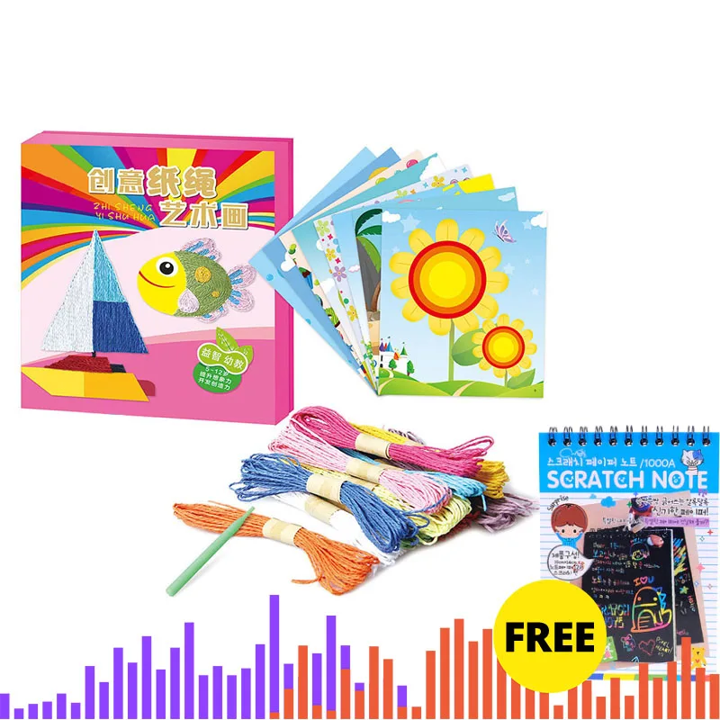 8 шт. бумажные веревки для детского сада | Игрушки и хобби