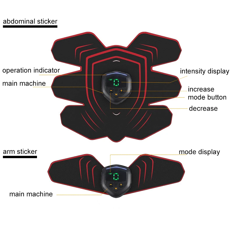 Женский тренажер для мышц живота стимулятор вибрационный фитнес-массажер