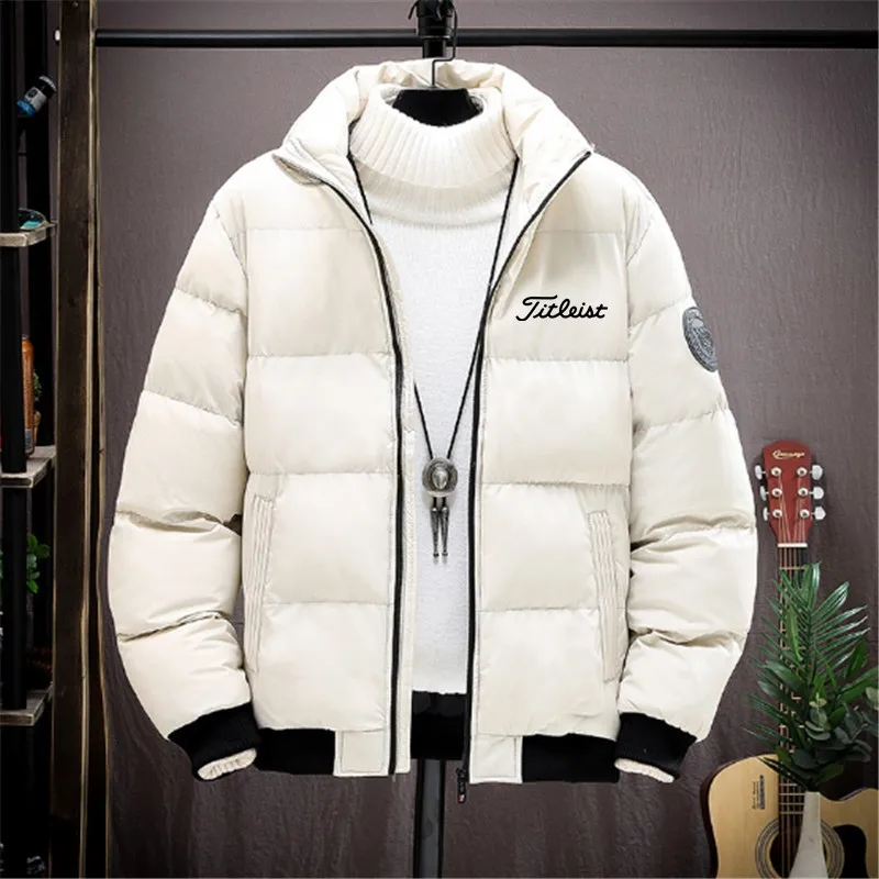 

2021 Winter New Men's Sports Jackets Fashion Casual Jogging Tops Men's Golf Jackets Cotton Down Jacket Coats Bomber Ropa Hombre