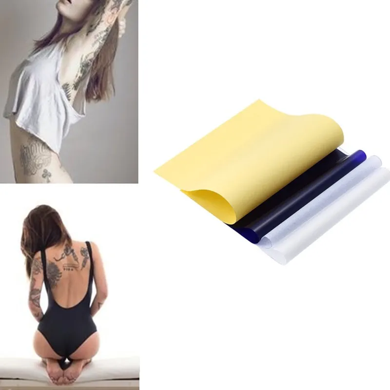 10 шт. 4 слоя переводная бумага для татуировок принадлежности копия углеродная