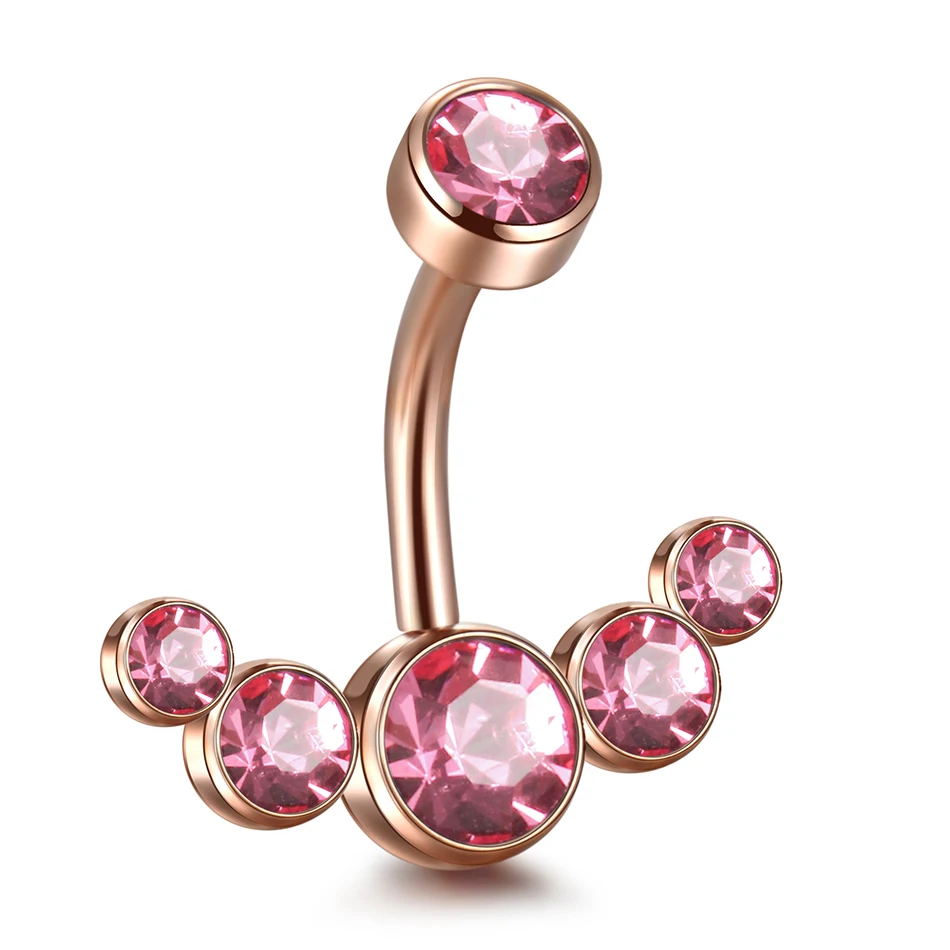 1 шт. кольцо для пупка из нержавеющей стали |