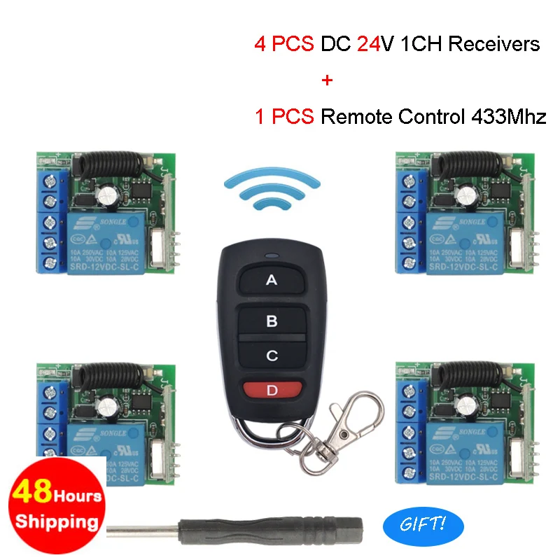 Универсальный Радиочастотный беспроводной пульт дистанционного управления 433