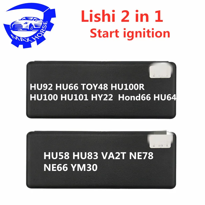 Lishi 2 в 1HU58 HU83 VA2T HU92 HU66 TOY48 HU100R HU100 HU101 HY22 HON66 HU64. .. Слесарные инструменты для