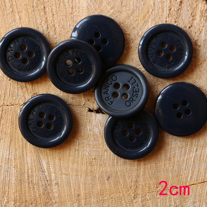 2cm 15pcs 15 мм 15 шт смешанные маленькие пуговицы для швейные Крепежные изделия Скрапбукинг и сделай сам ручной работы с разными цветами и стилем - Цвет: 2cm 15pcs
