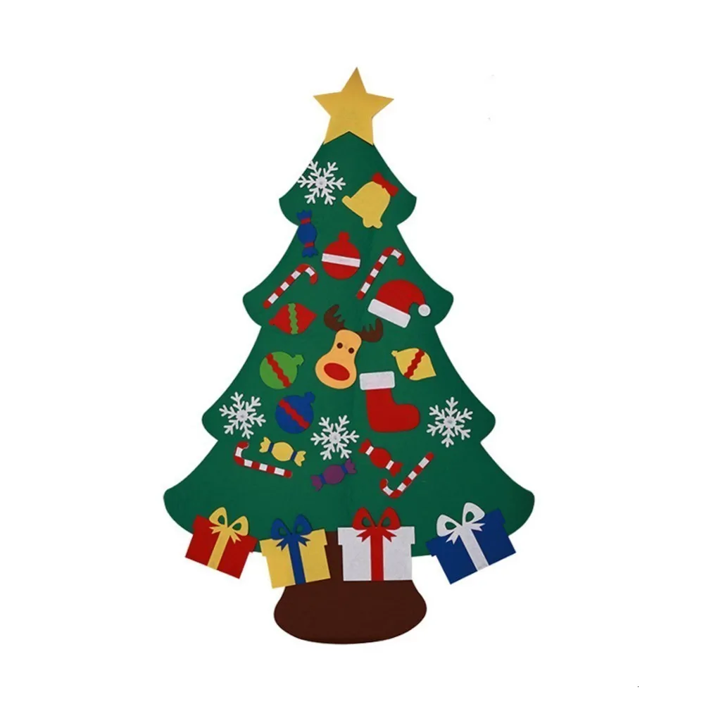 DIY войлочная Рождественская елка новогодние подарки Детские игрушки