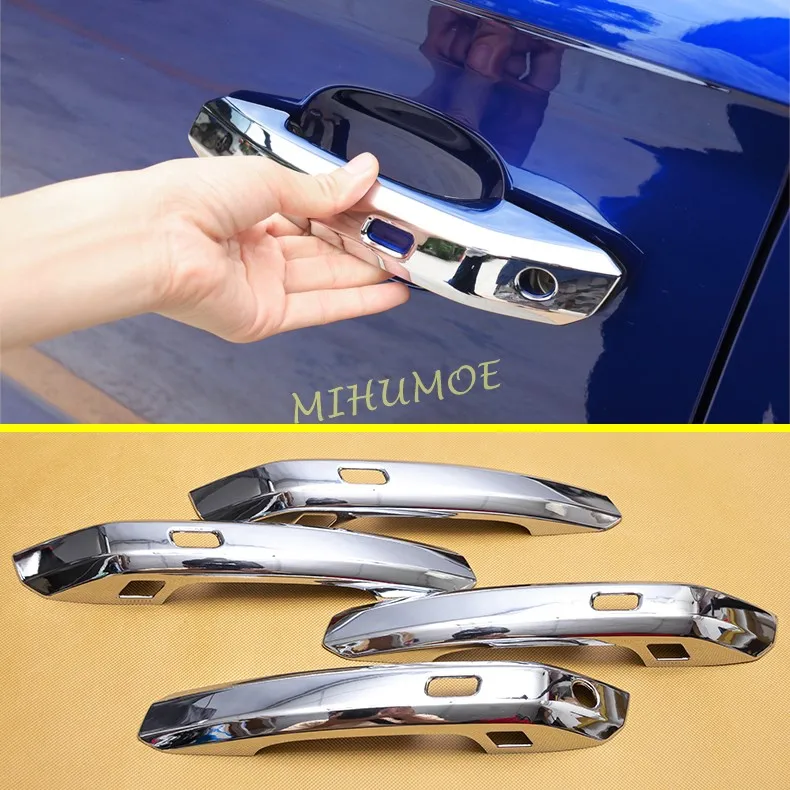 

Chrome Car Exterior Door Handle Cover Trim For 2017-2020 2021 2022 Audi A4 B9 A5 F5 Q5 FY SQ5 Sportback