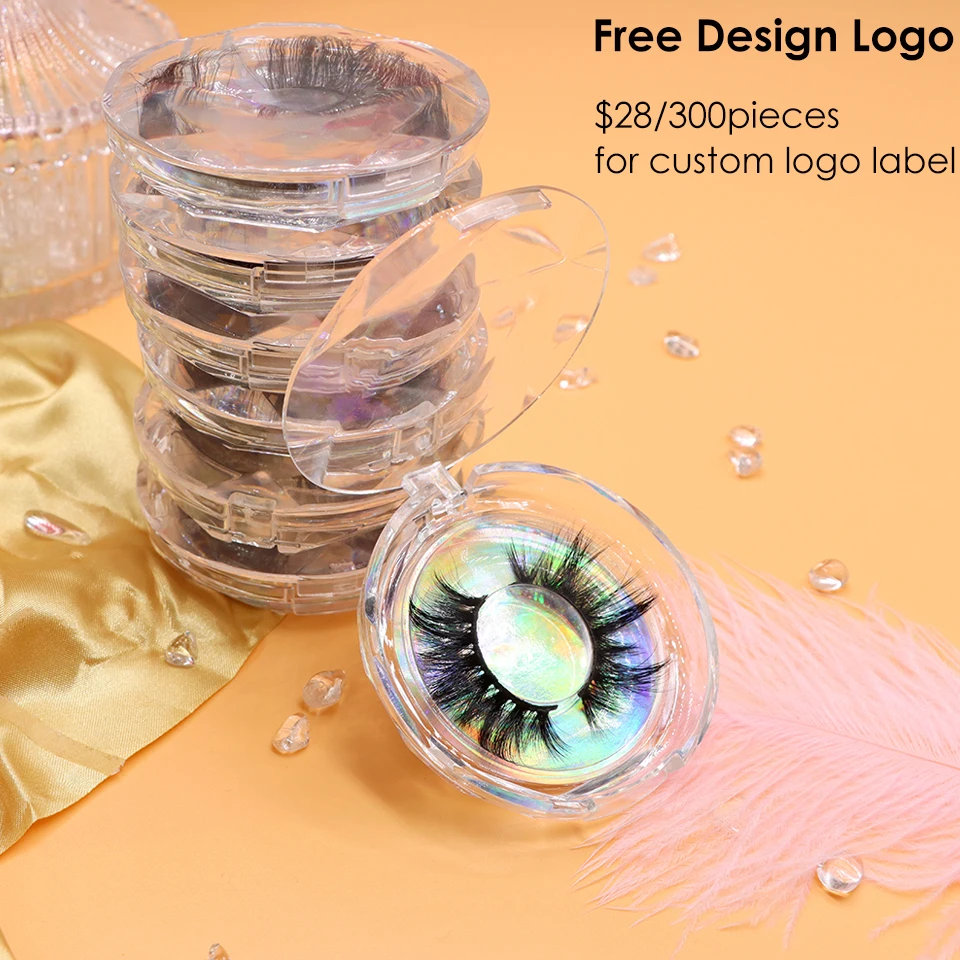 Оптовая продажа натуральные норковые ресницы для наращивания упаковка ресниц 25