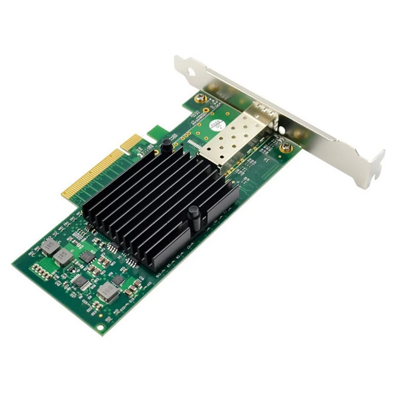 PCI-E X8 10 гигабитный сервер волоконная сетевая карта PCIe 10GbE SFP + 82599EN | Компьютеры и