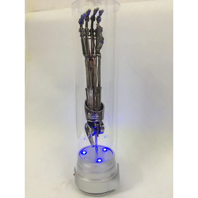 Круто! 1:1 весы Терминатор T 800 Arm покрытие череп стандарт с гальваническим