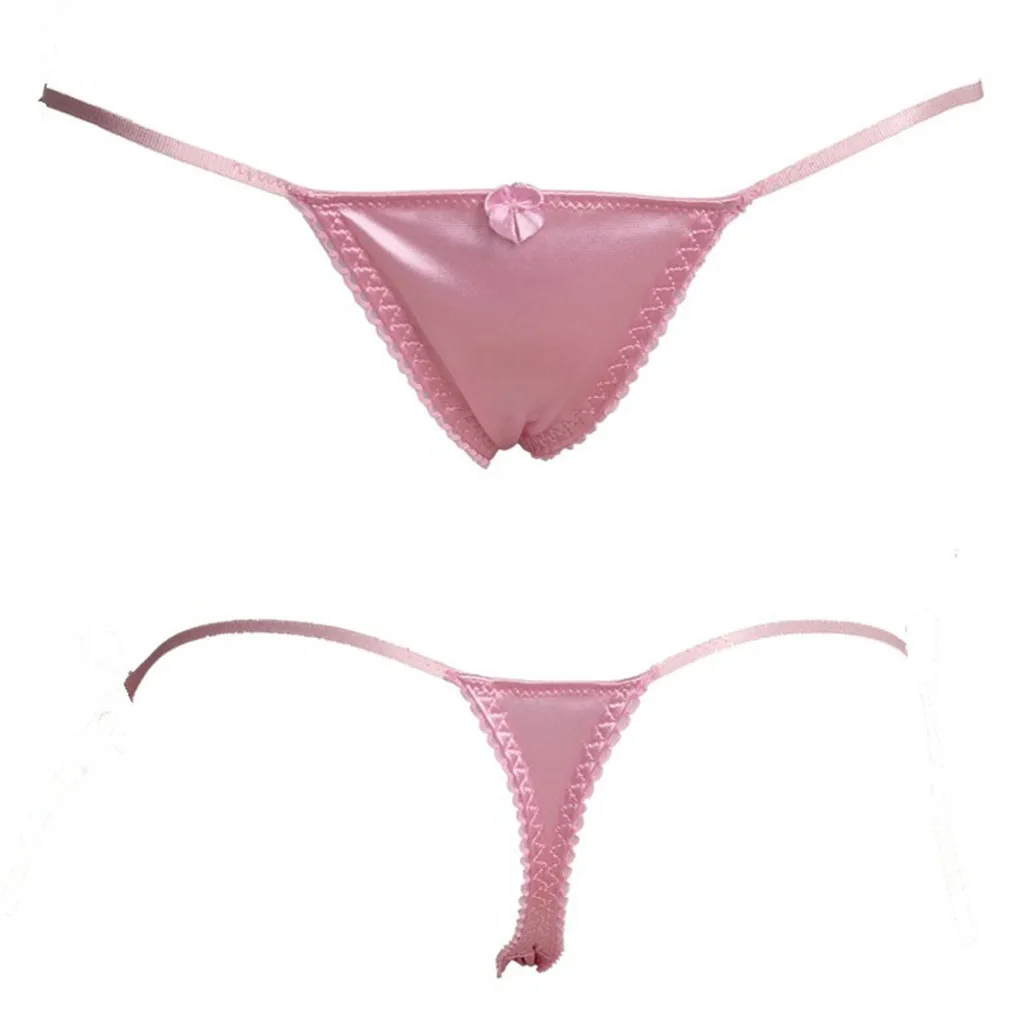 Женские сексуальные кружевные трусики стринги боковые нижнее белье женское