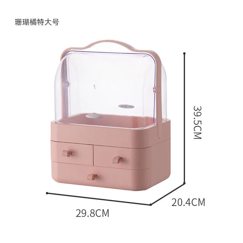 

Desktop Organizer Drawer Makeup Storage Box Waterproof Jewelry Facial Mask Container Large Capacity Beauty Storage Case Box