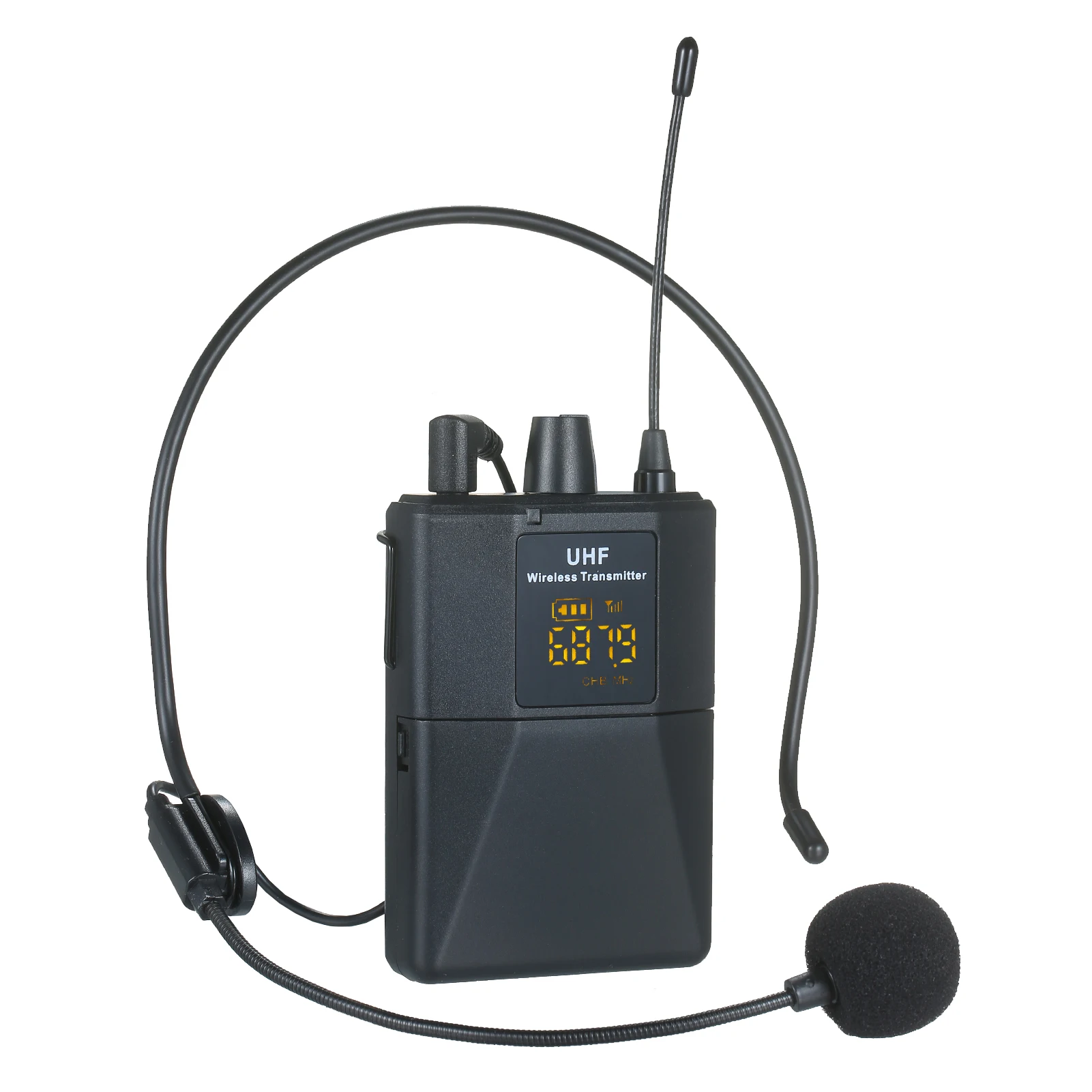 

Портативный комплект микрофона UHF и 1 приемник, 2 передатчика, 2 ПЕТЛИЧНЫХ микрофона, 2 гарнитуры, микрофон, перезаряжаемый приемник, частотна...