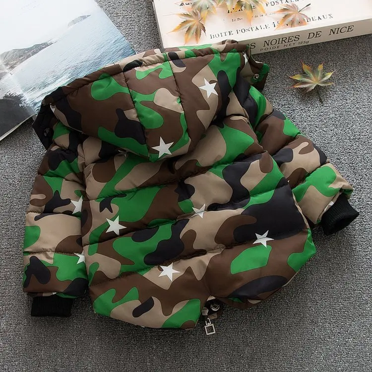 New Infant Coats Boy Baby Camouflage Winter Jackets Newborn Autmumn 9BA003 | Детская одежда и обувь