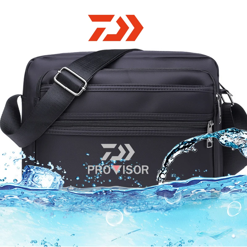 Daiwa Рыболовная плечевая сумка Корейская версия однотонная водонепроницаемая