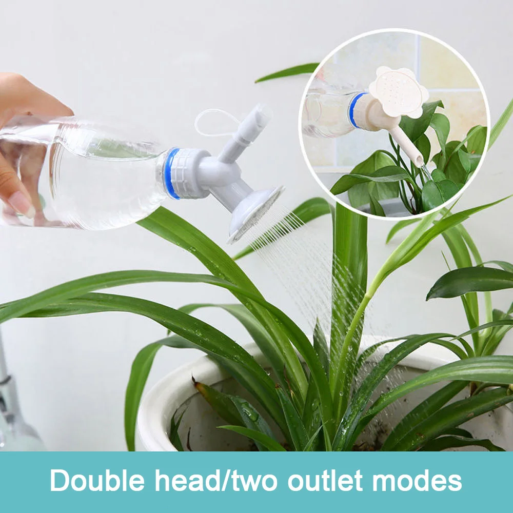 

2 in 1 Bottle Cap Sprinkler Plastic Sprinkler Nozzle for Flower Waterers Bottle Watering Sprinkler Indoor Seedlings Garden Tools