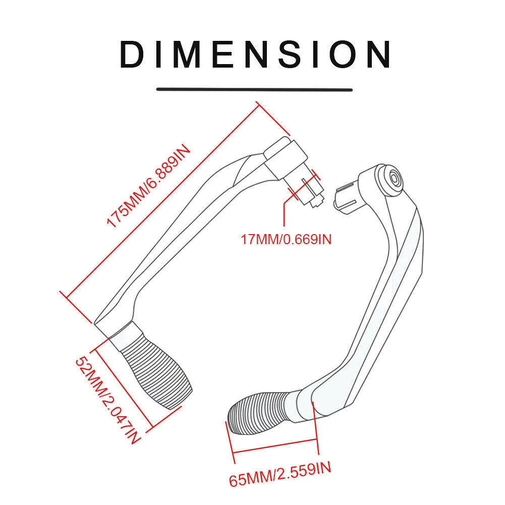 Запчасти тормозной предохранитель сцепления комплект 2 шт. CNC углеродного