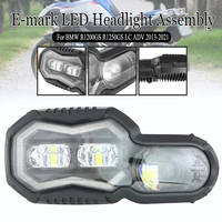 e mark led headlight assembly gurad for bmw f800gs adv f800r f650gs f700gs motorcycle head light lamp headlamp cover 2006 2018