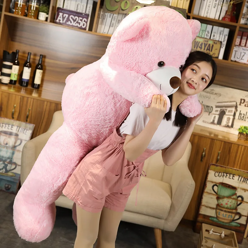 

105/130CM 5 Colors Giant Teddy Bear Stuffed Animals Plush Toys Kawaii Plush Teddy Doll Soft Pillows Lovers Birthday Baby Gift