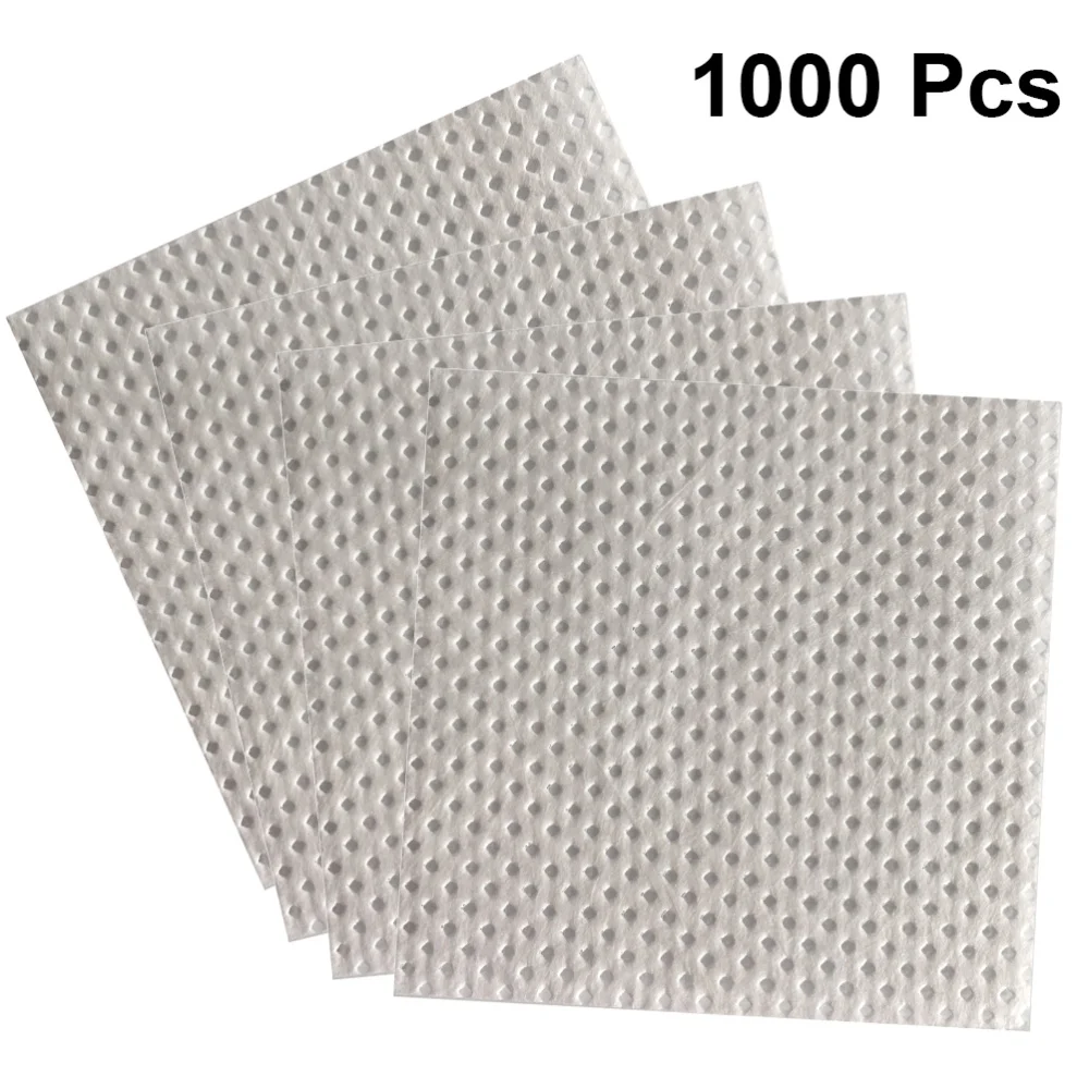 

10 Packs Makeup Remover Pieces Nonwovens Discharge Makeup Pieces Thin Net Disposable Facial Cleansing Pieces for Home (5x5c