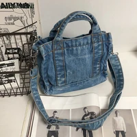 denim small handbags for women designer shopper bag female fashion lady tote bags ins wild shoulder crossbody bags