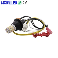 mcdrlled 2pcs t10 w5w t15 dual color led turn signal bulbs canbus daytime running light auto lamp red yellow white 12v
