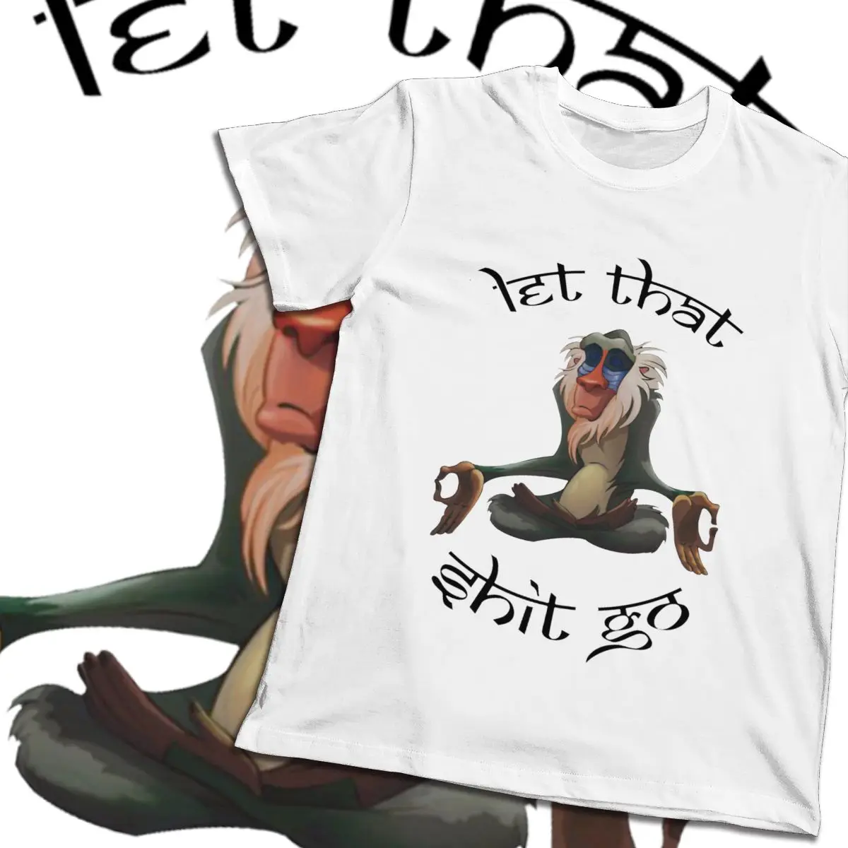 Графическим принтом Король Лев с героями мультфильмов рафики Homme футболка для