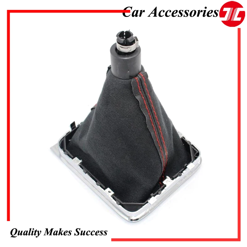 Автомобиль 5 скоростей Ручка переключения передач с кожаными ботинками для VW Passat