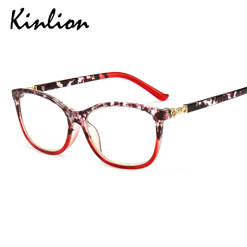 

Kinlion Square Anti Blue Light Reading Glasses Women Vintage Men's Hyperopia Glasses Frame Optical Glasses for Men Gafas 2020