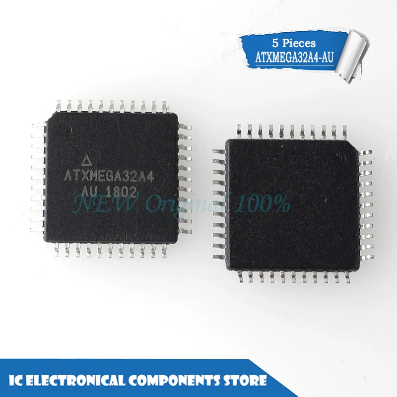 Новый оригинальный ATXMEGA32A4 AU TQFP 44 IC 5 шт./лот|Пульты ДУ| |
