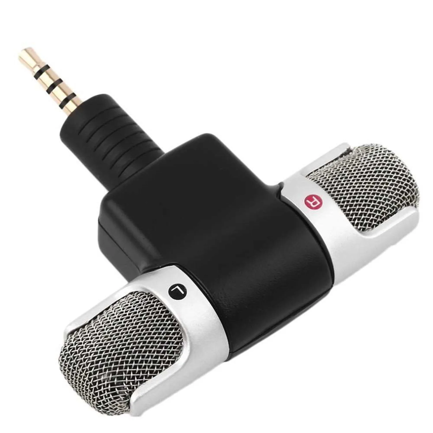 Besegad Mini Portable 3.5mm Jack Stereo Microphone Mic Micfone for Mobile Phone Laptop Voice Recording Internet Chatting | Электроника