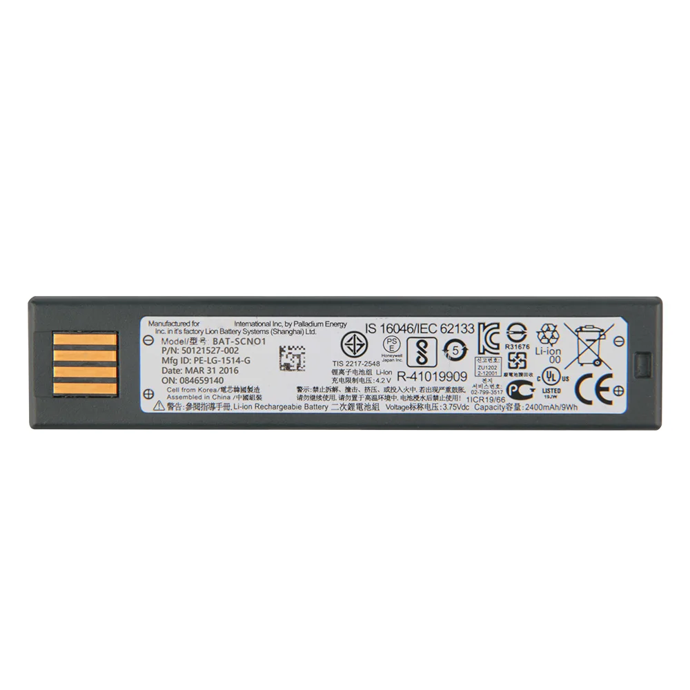 Original Replacement Battery For Honeywell 1202G 1902GHD GSR 1452G 4820 3820 BAT-SCN01 General Duty Scanners 2400mAh | Электроника