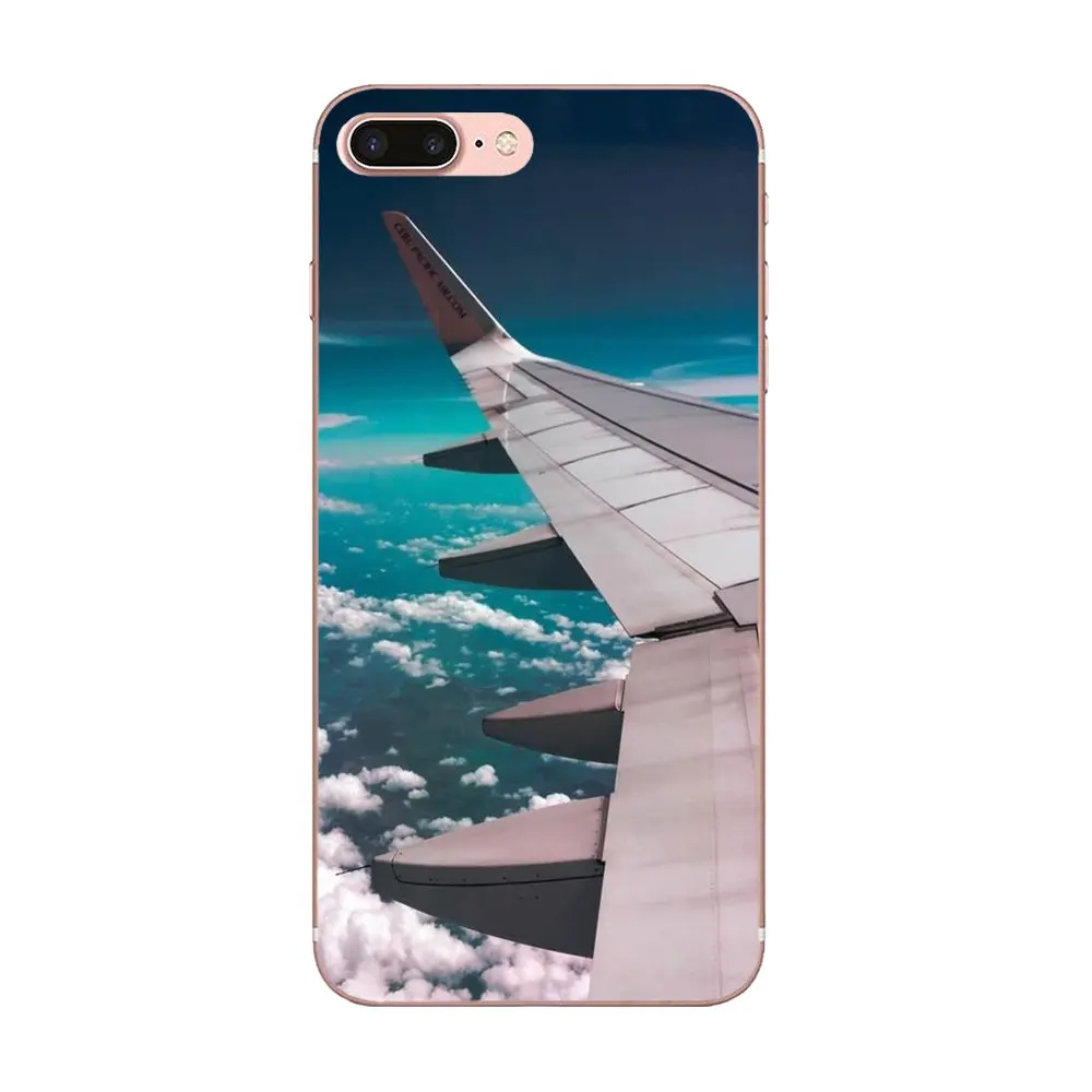 Самолет самолет Летающий путешествие облако прекрасный для Samsung Galaxy Note 5 8 9 S3 S4 S5 S6